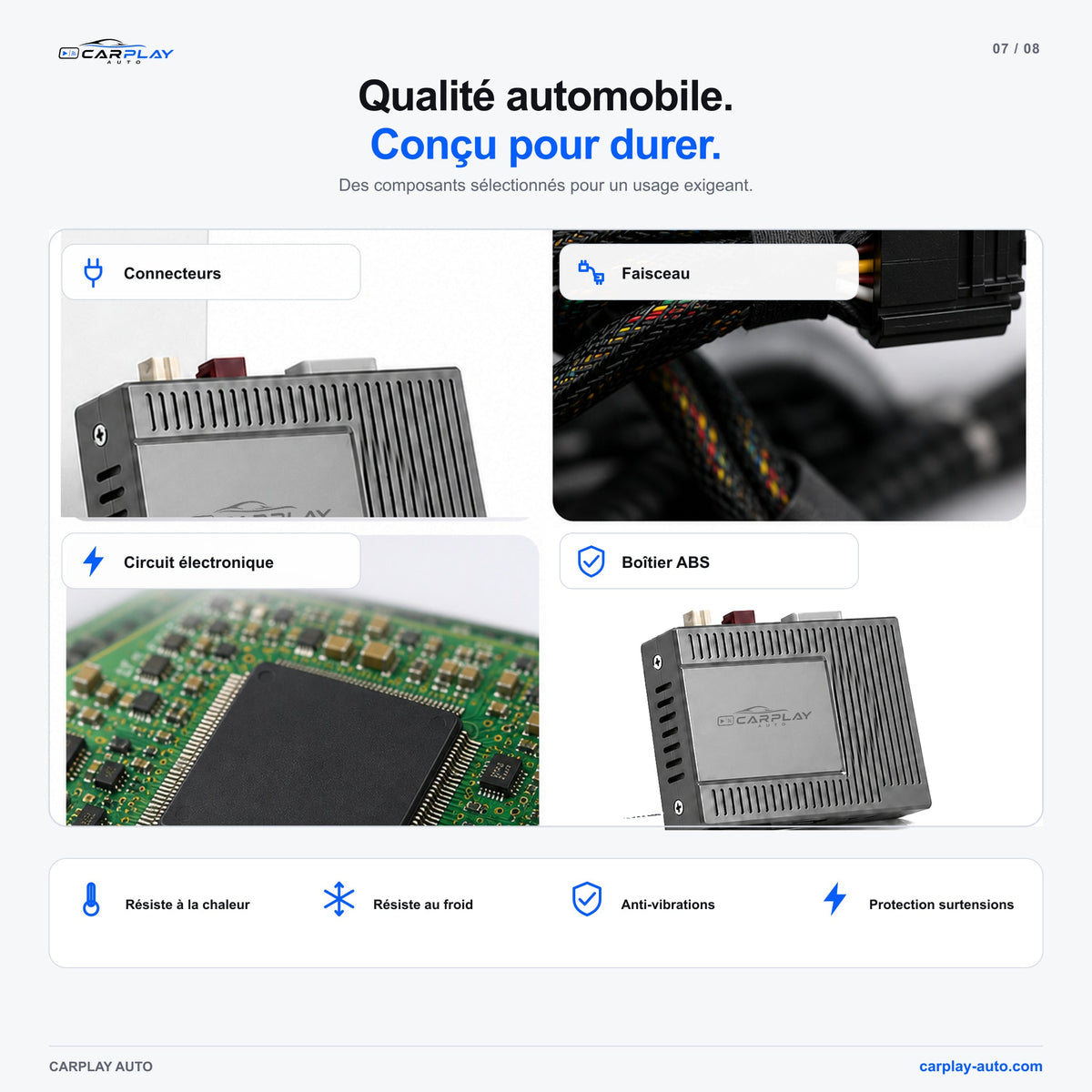 Boîtier CarPlay compatible avec BMW Série 3 NBT [2013-2016]