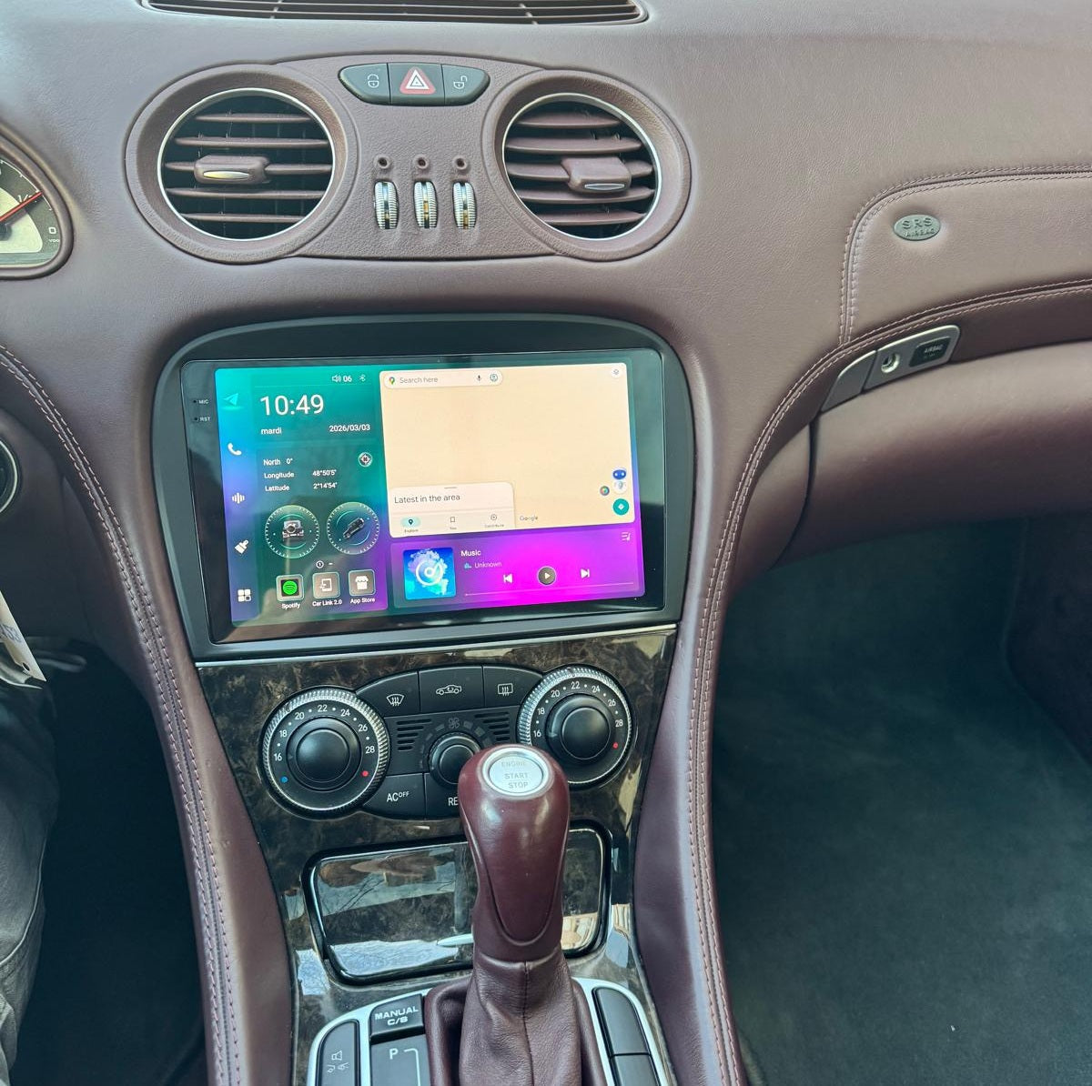 Ecran Carplay Mercedes SL