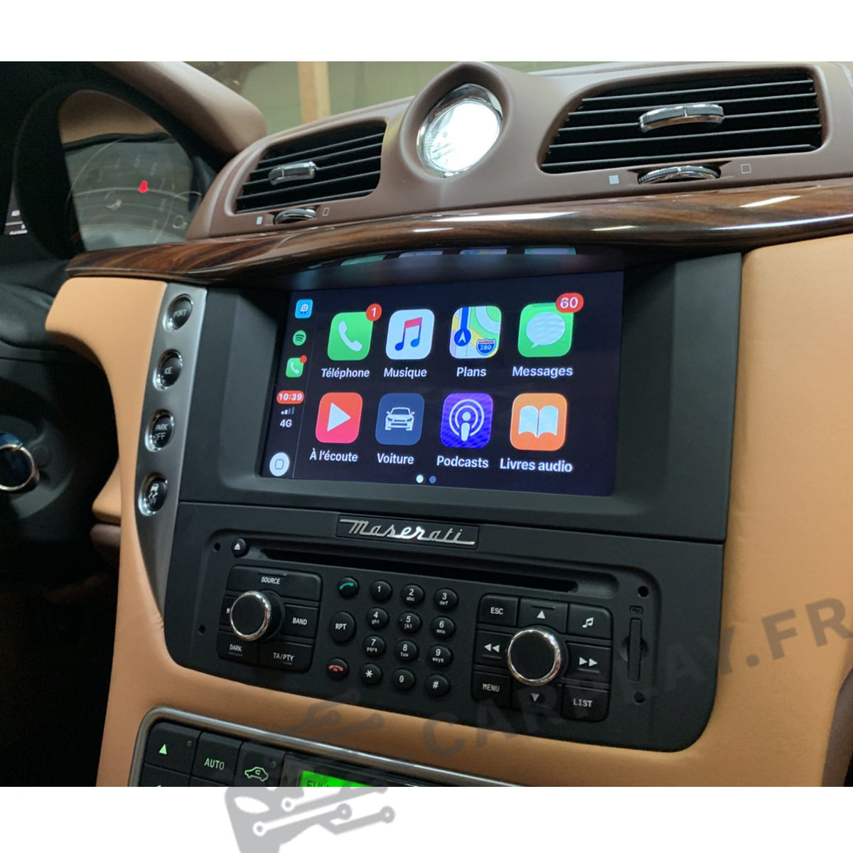 Apple Carplay pour Maserati GranTurismo à partir de 2008