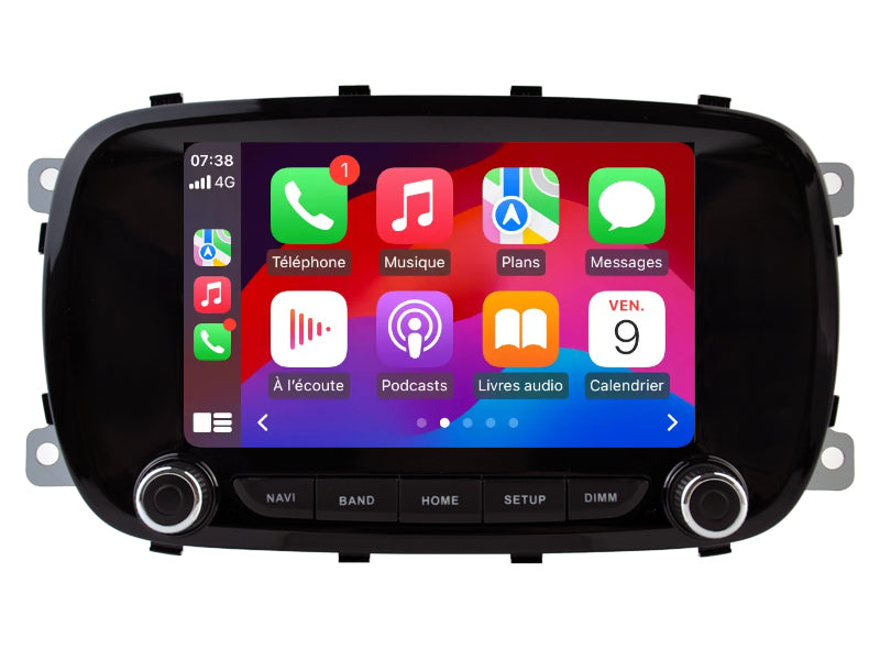 Autoradio Carplay Fiat 500X 2014-2017