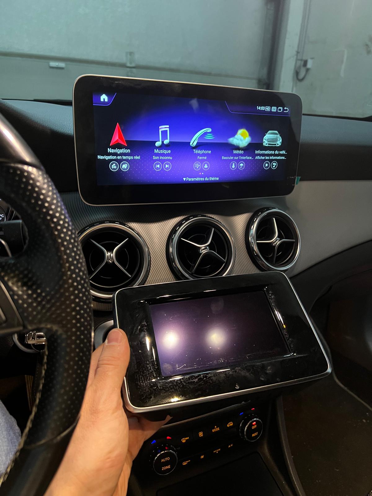Ecran Carplay Mercedes Classe A, B, CLA, GLA