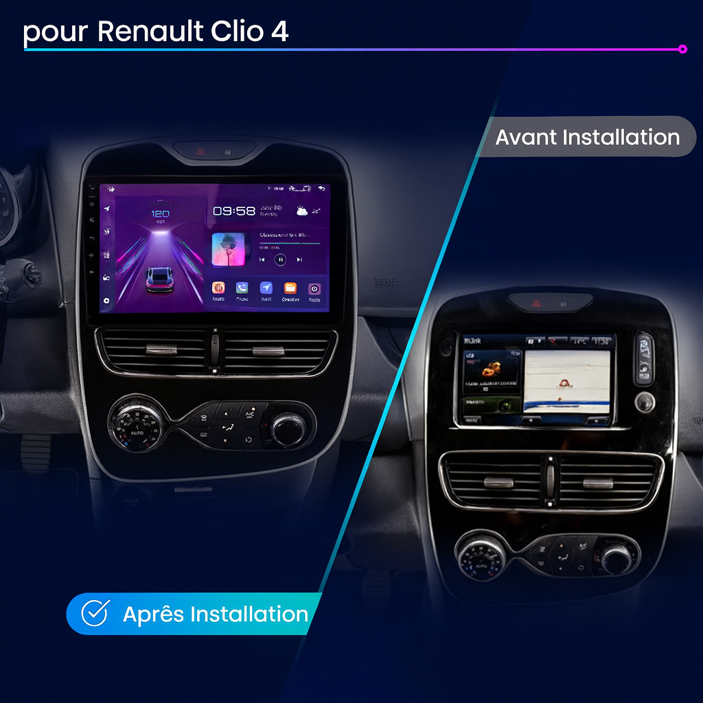 Ecran Carplay pour Renault Clio 4