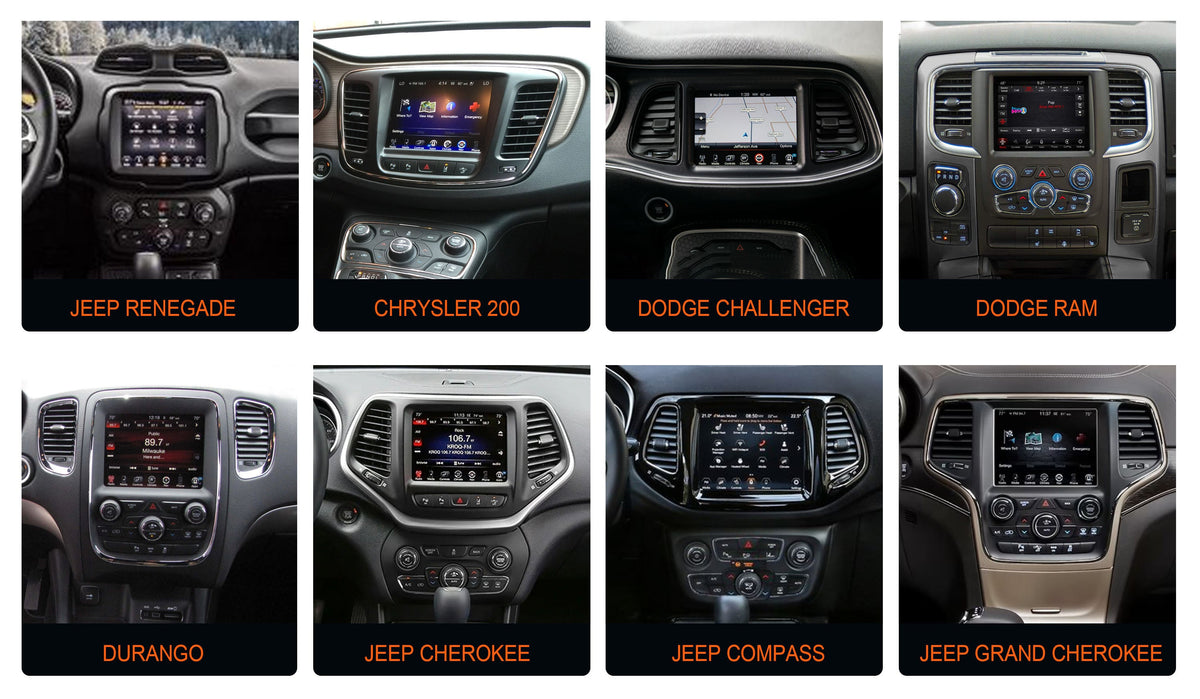 Ecran Carplay pour Jeep Renegade 2019-2023