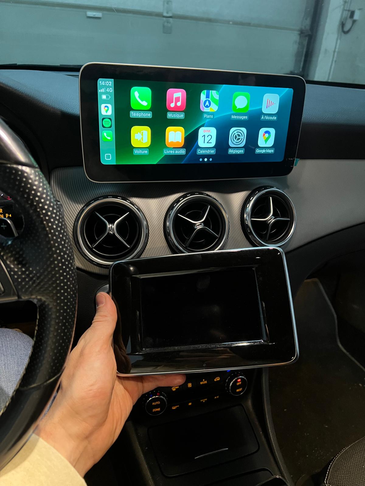 Ecran Carplay Mercedes Classe A, B, CLA, GLA