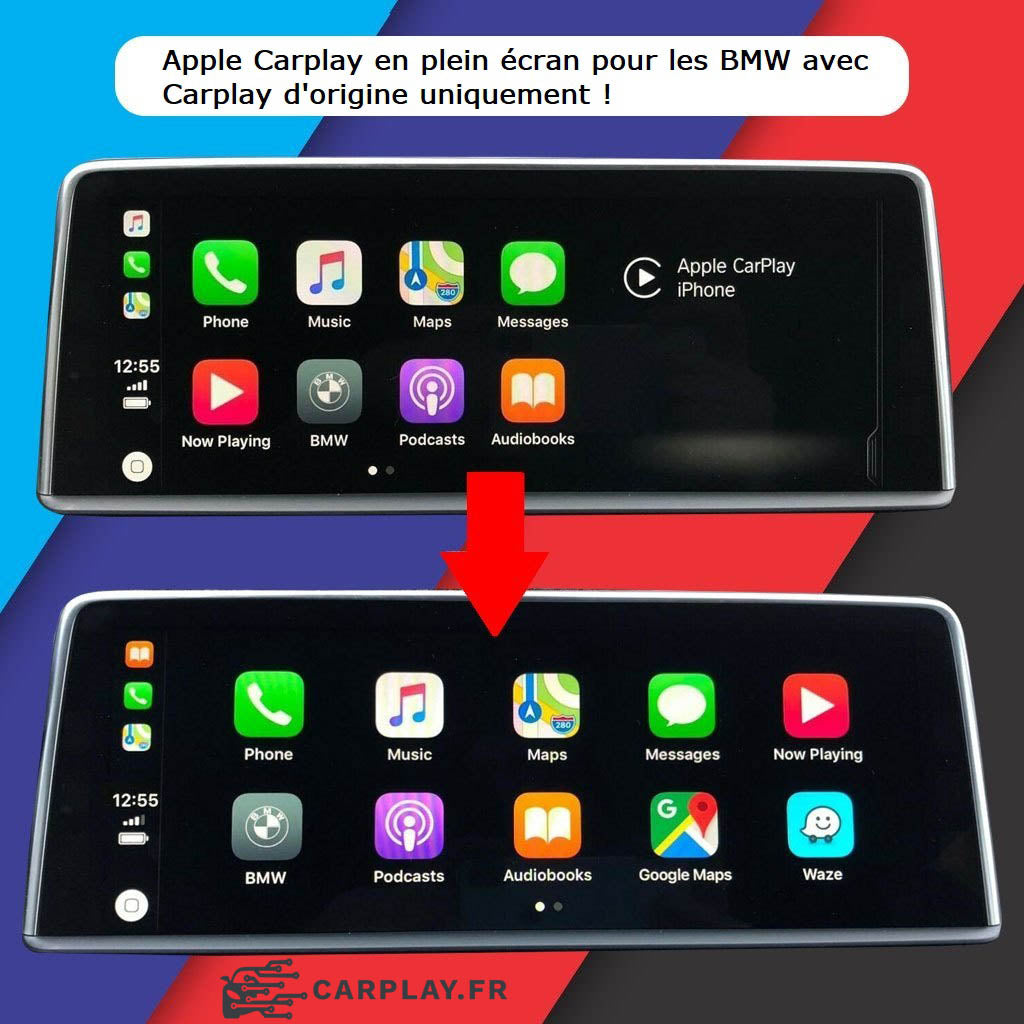 Codage Apple Carplay plein écran