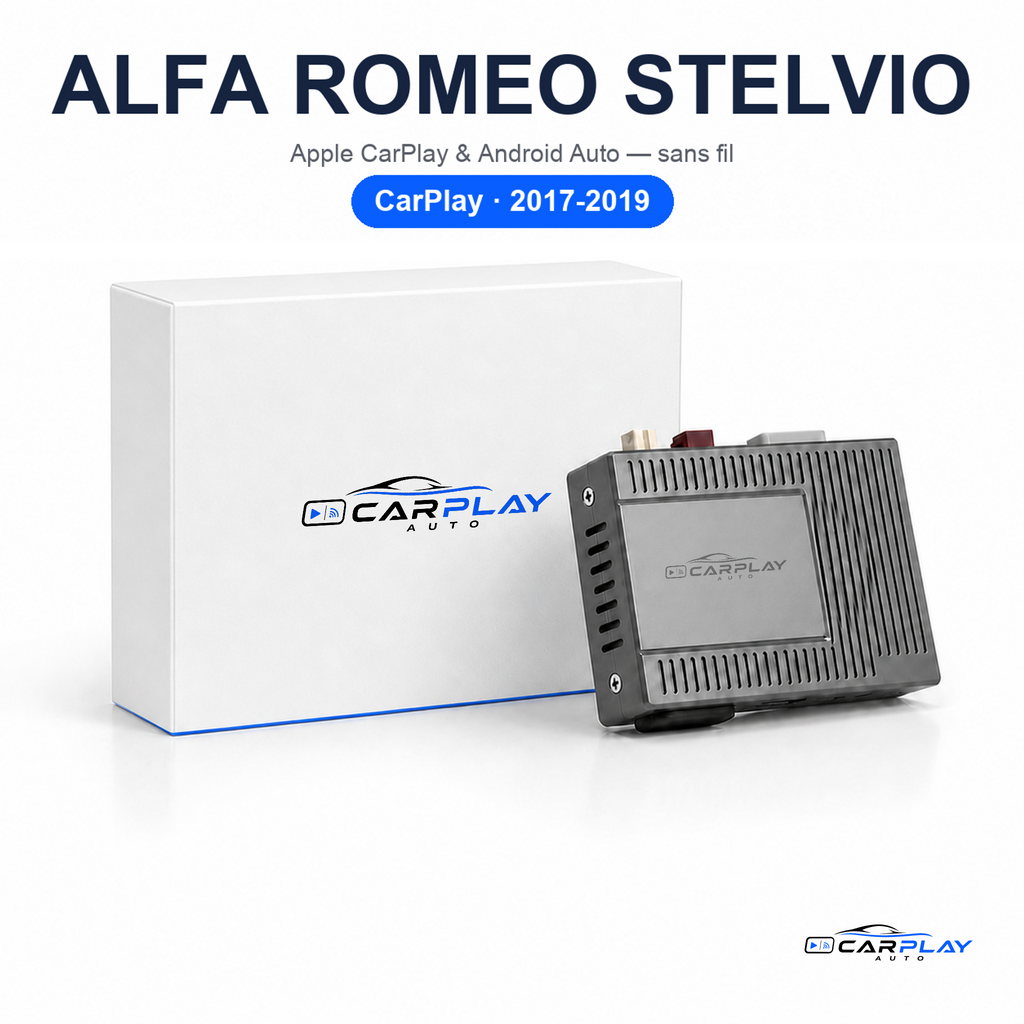 Boîtier CarPlay compatible avec Alfa Romeo Stelvio [2017-2019]