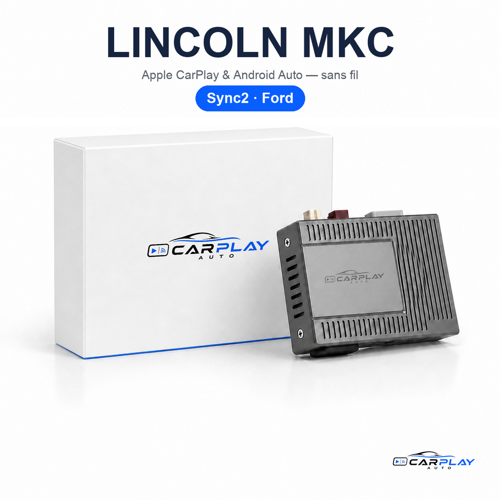Boîtier CarPlay compatible avec Lincoln MKC SYNC2