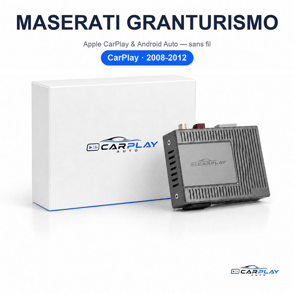 Boîtier CarPlay compatible avec Maserati Granturismo [2008-2012]
