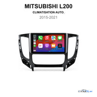 Écran CarPlay compatible avec Mitsubishi L200 [2015-2021] Climatisation auto.
