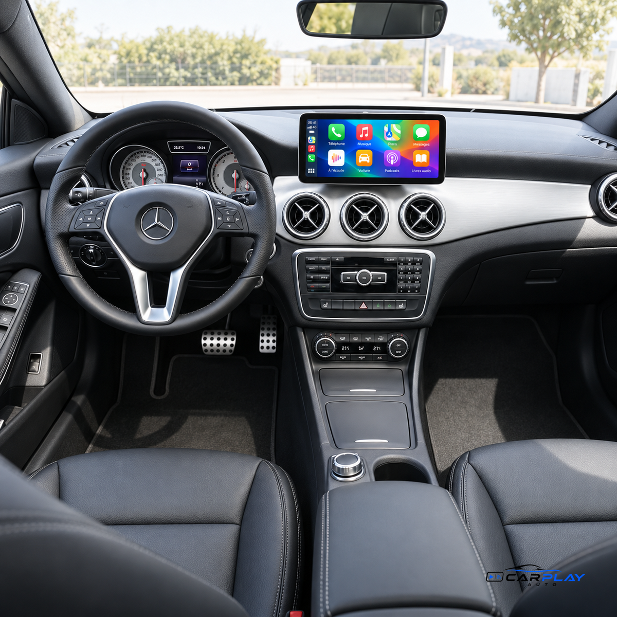 Écran CarPlay compatible avec Mercedes CLA C117 [2015-2018] - NTG 4.5