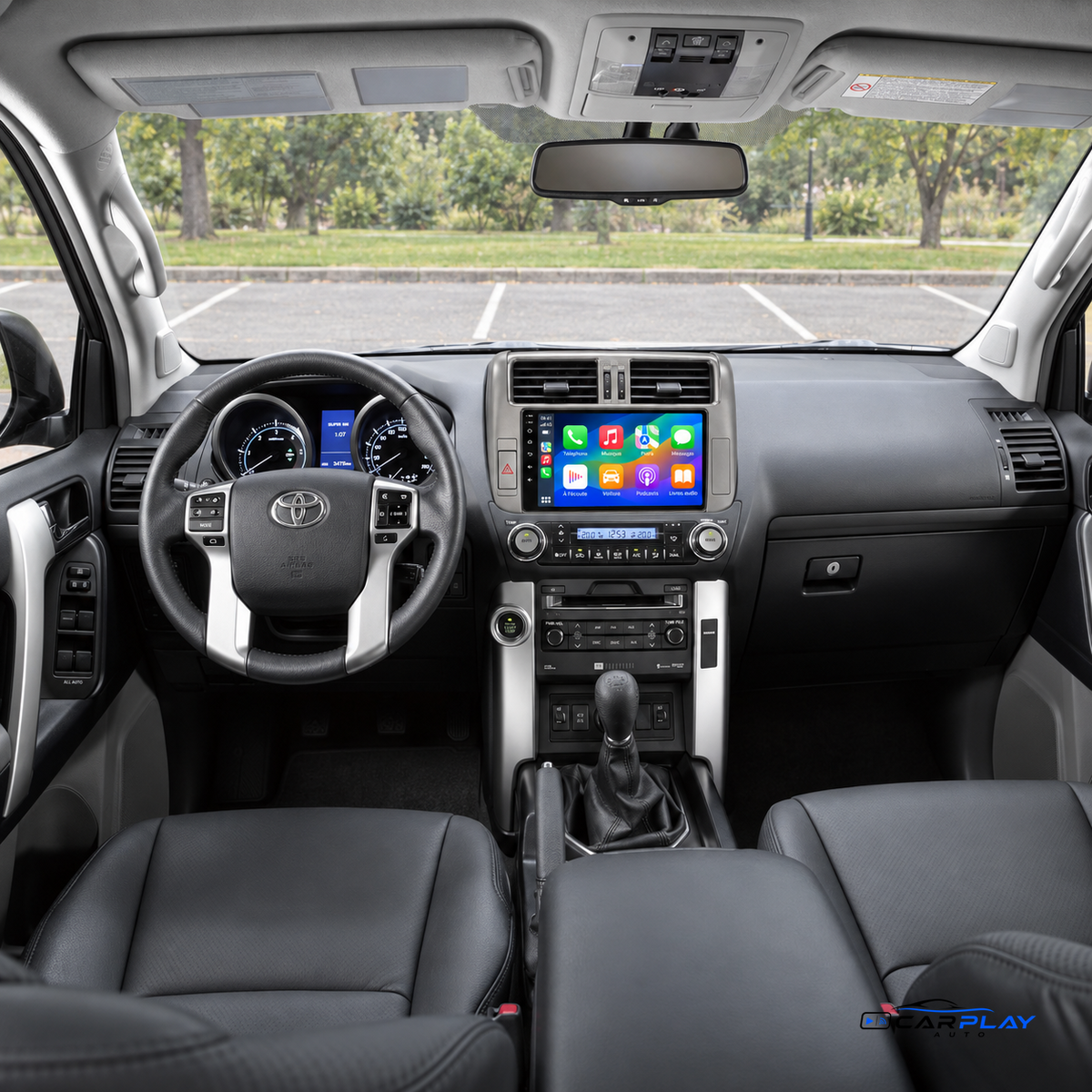Écran CarPlay compatible avec Toyota Land Cruiser [2009-2013]