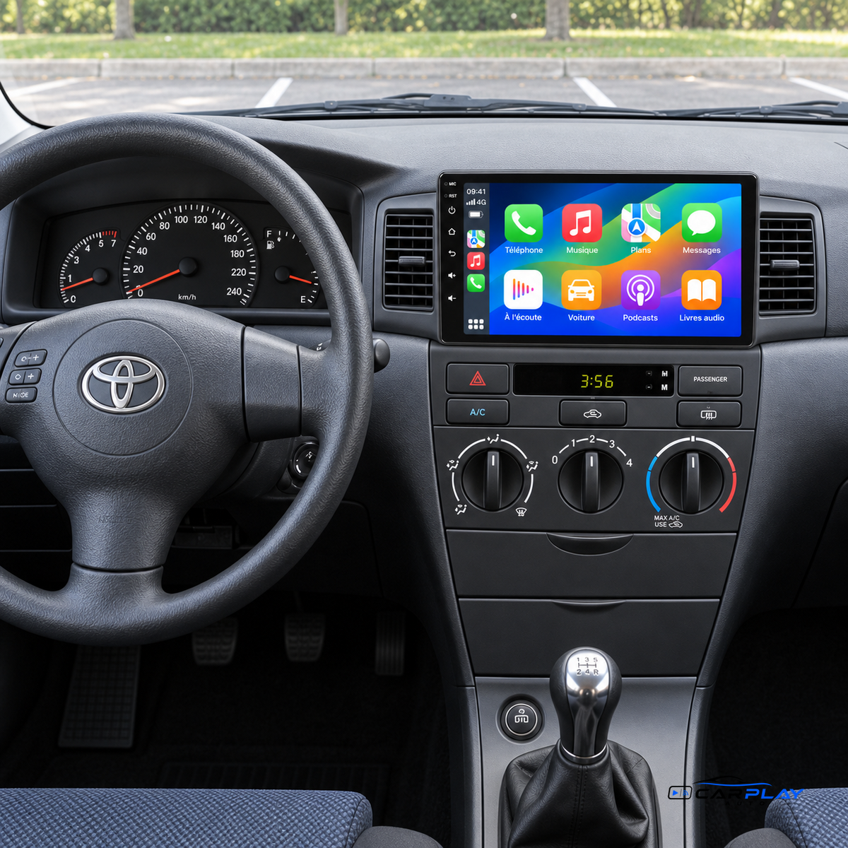 Écran CarPlay compatible avec Toyota Corolla [2000-2006]