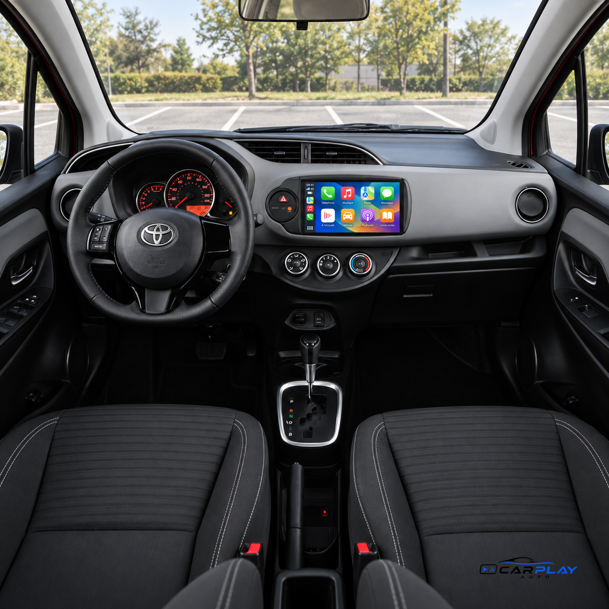 Écran CarPlay compatible avec Toyota Yaris [2012-2017]