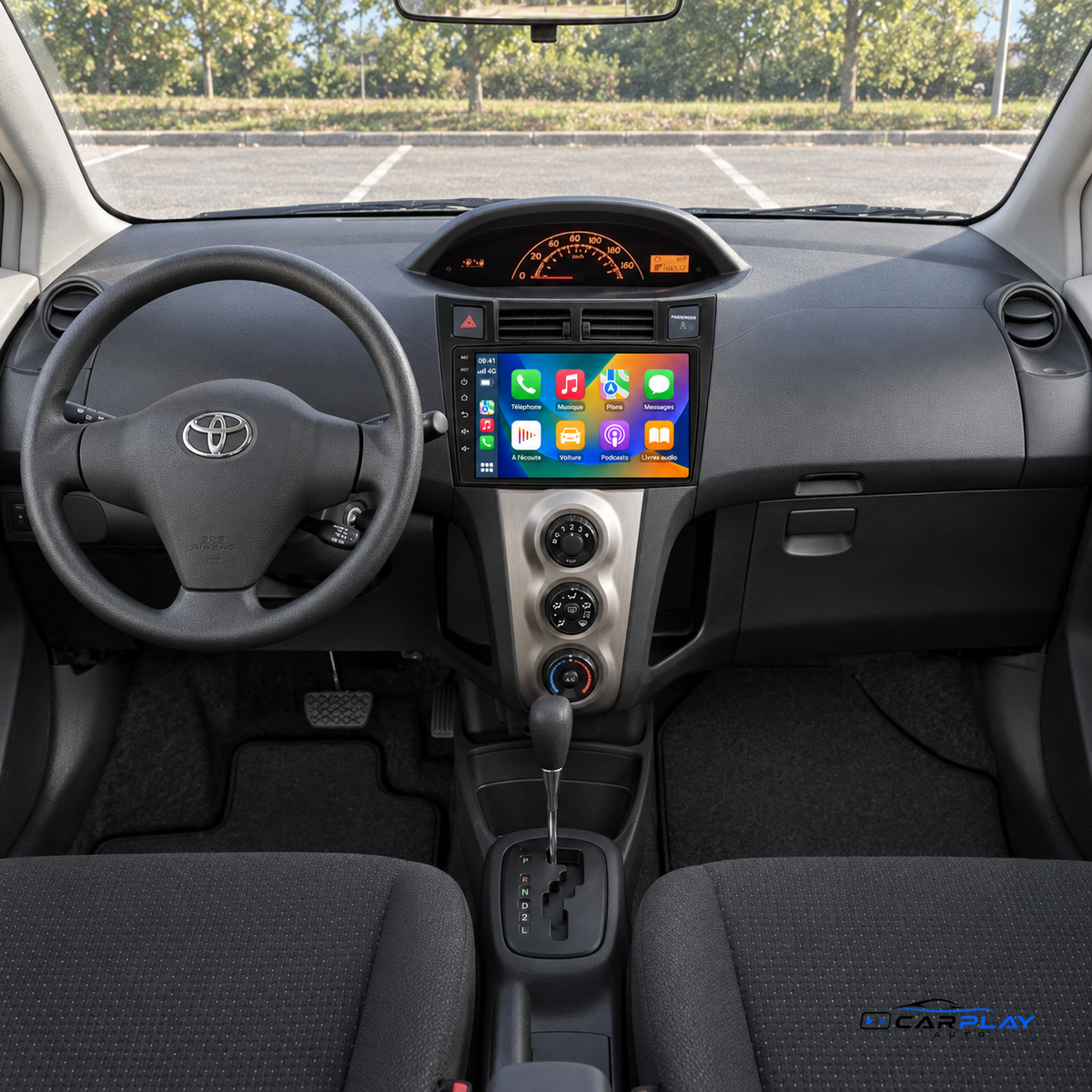 Écran CarPlay compatible avec Toyota Yaris [2005-2012]
