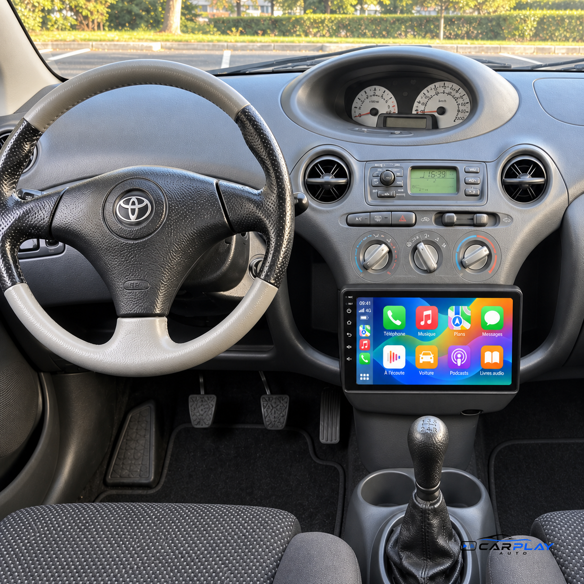 Écran CarPlay compatible avec Toyota Yaris [1999-2005]