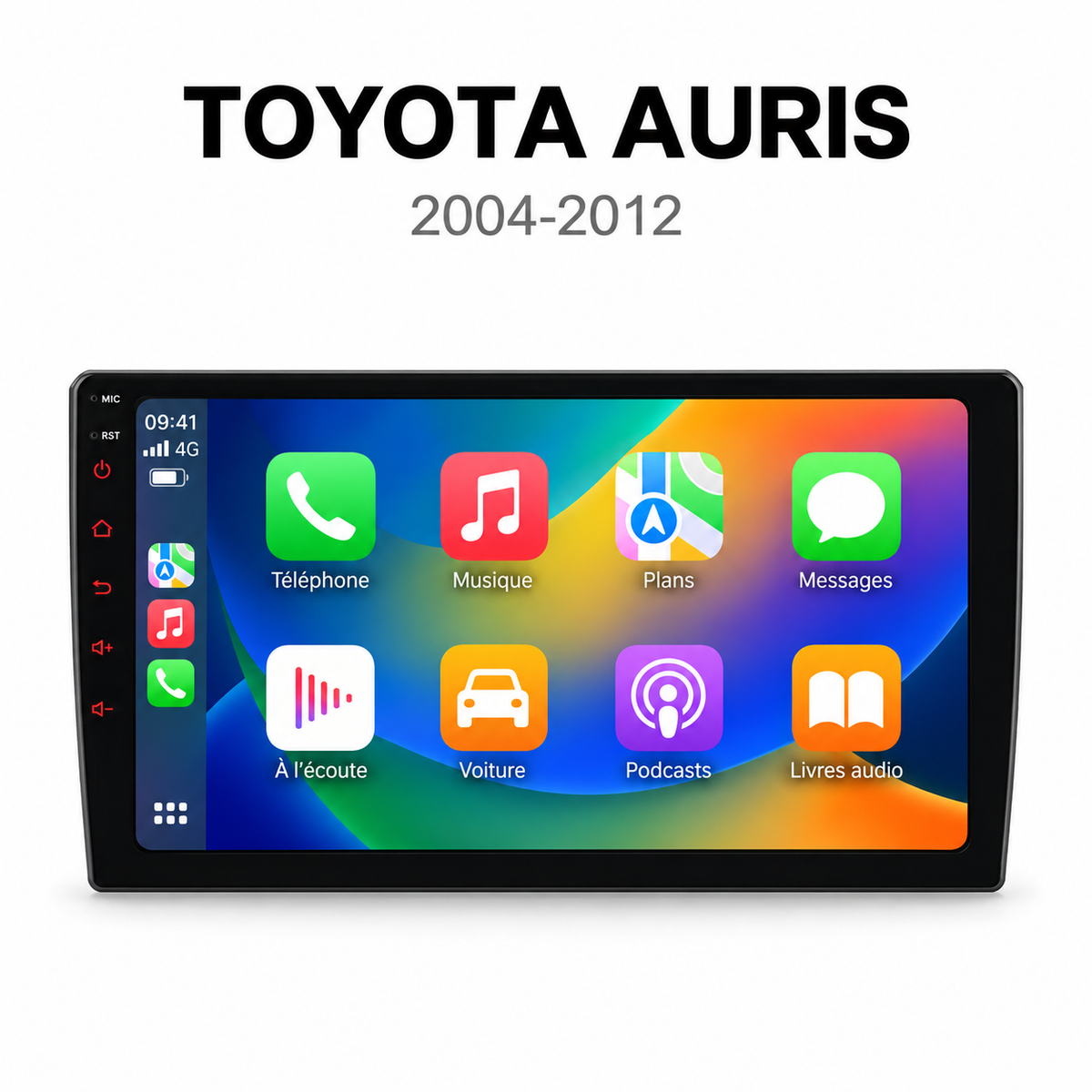 Écran CarPlay compatible avec Toyota AURIS [2004-2012] - Avec Écran d'origine