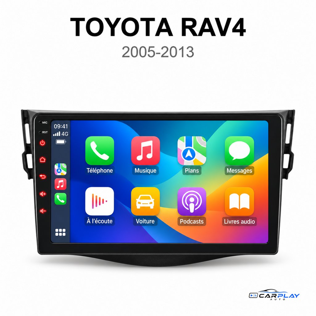 Écran CarPlay Toyota RAV4 2005-2013