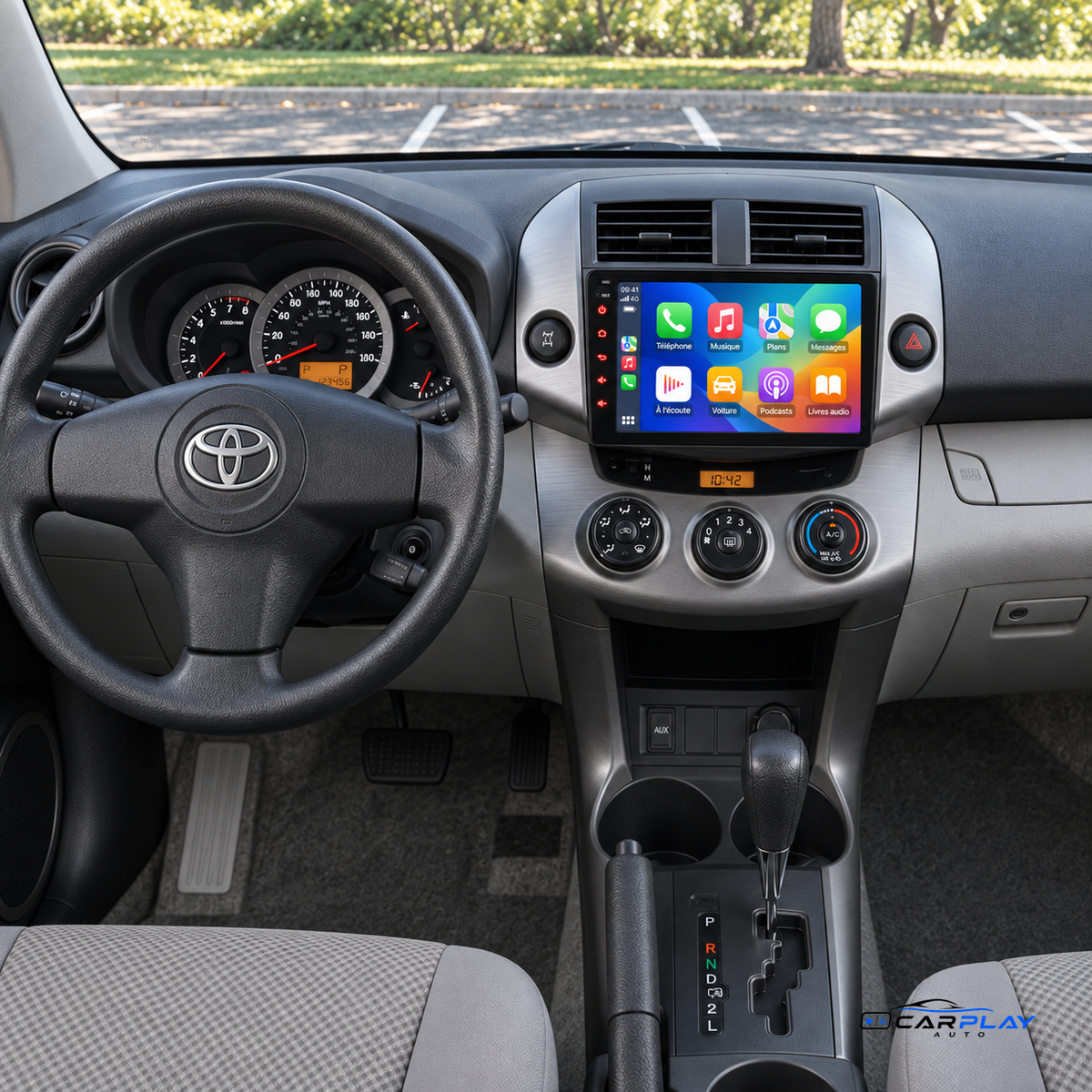 Écran CarPlay compatible avec Toyota RAV4 [2005-2013]