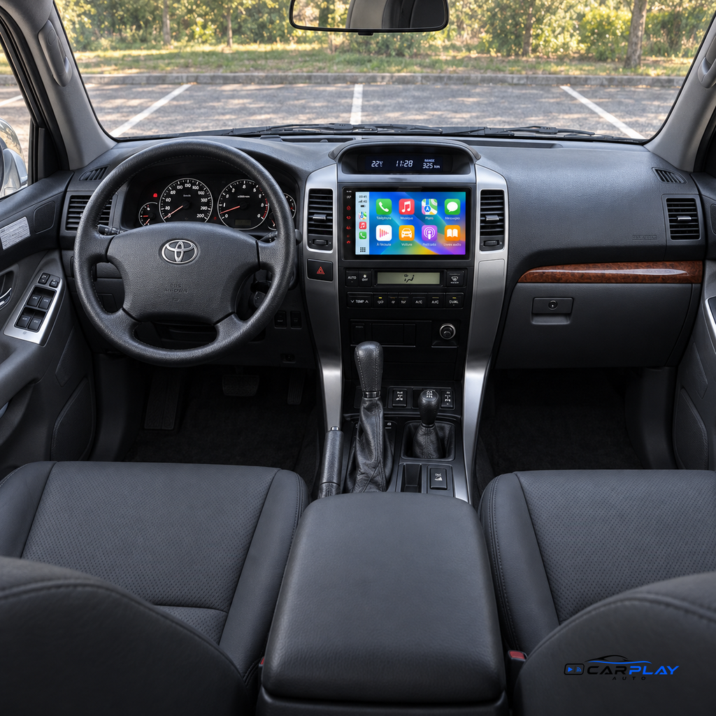 Écran CarPlay Toyota Land Cruiser Prado 120 2004-2009 – photo 3