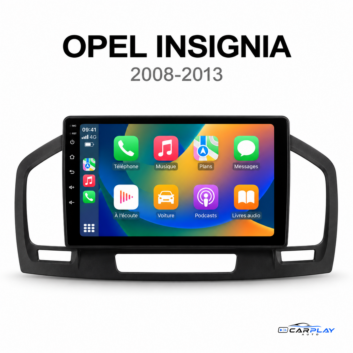 Écran CarPlay Opel Insignia 2008-2013