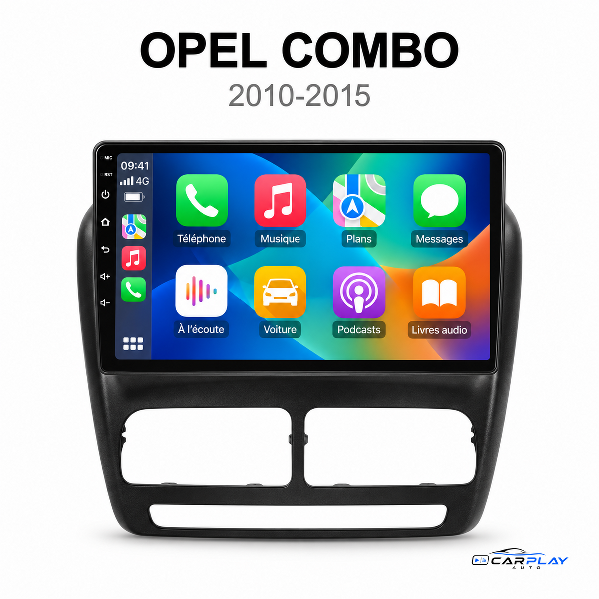 Écran CarPlay Opel Combo 2010-2015