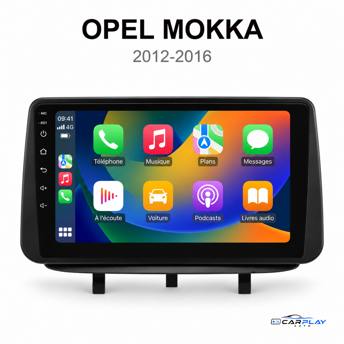 Écran CarPlay Opel Mokka 2012-2016