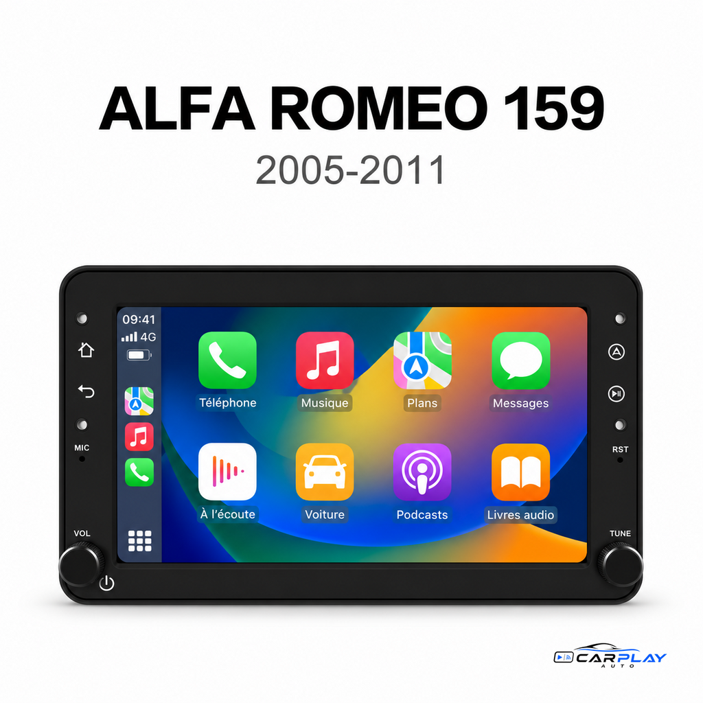 Écran CarPlay Alfa Romeo 159 2005-2011