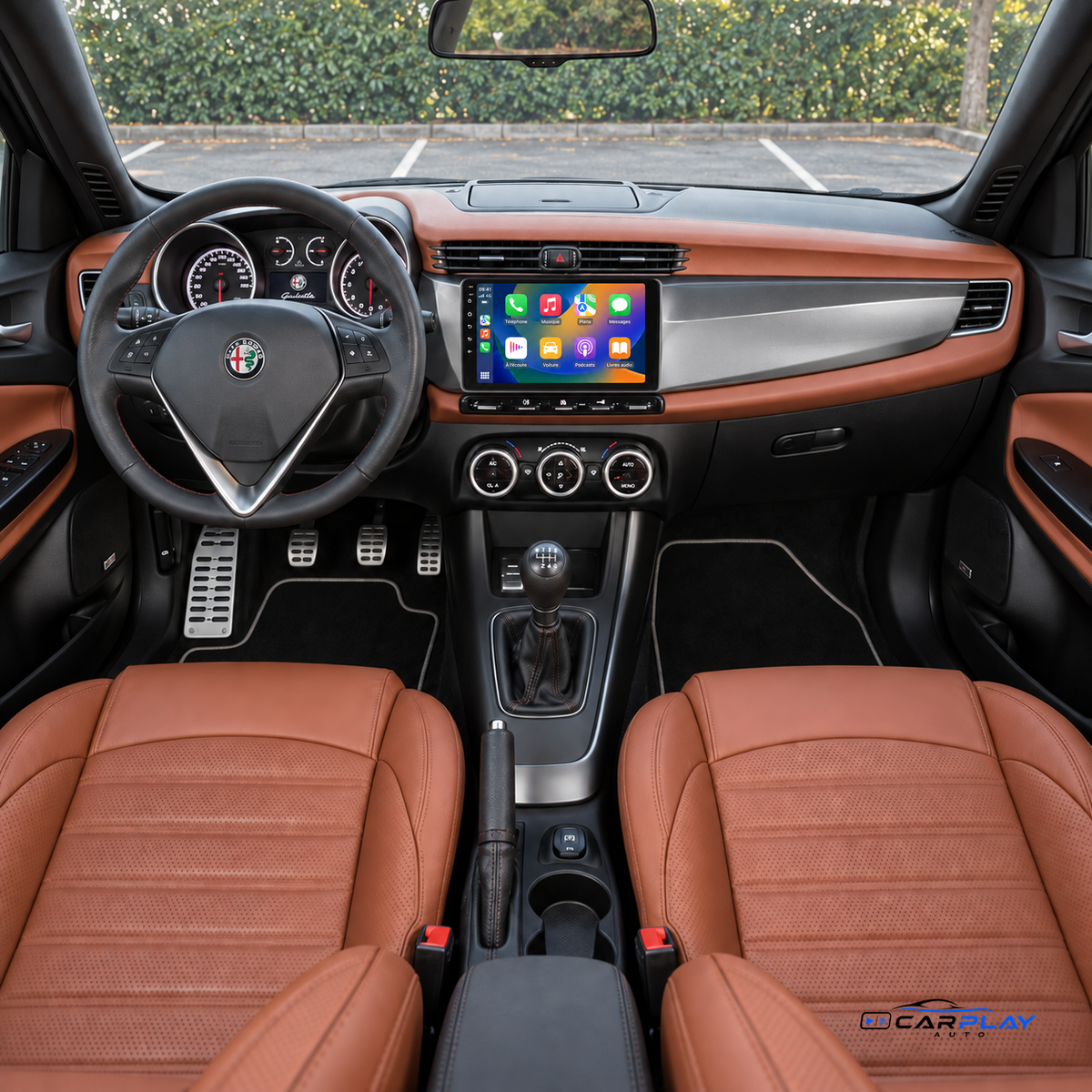 Écran CarPlay compatible avec Alfa Romeo Giulietta [2010-2014] Type A