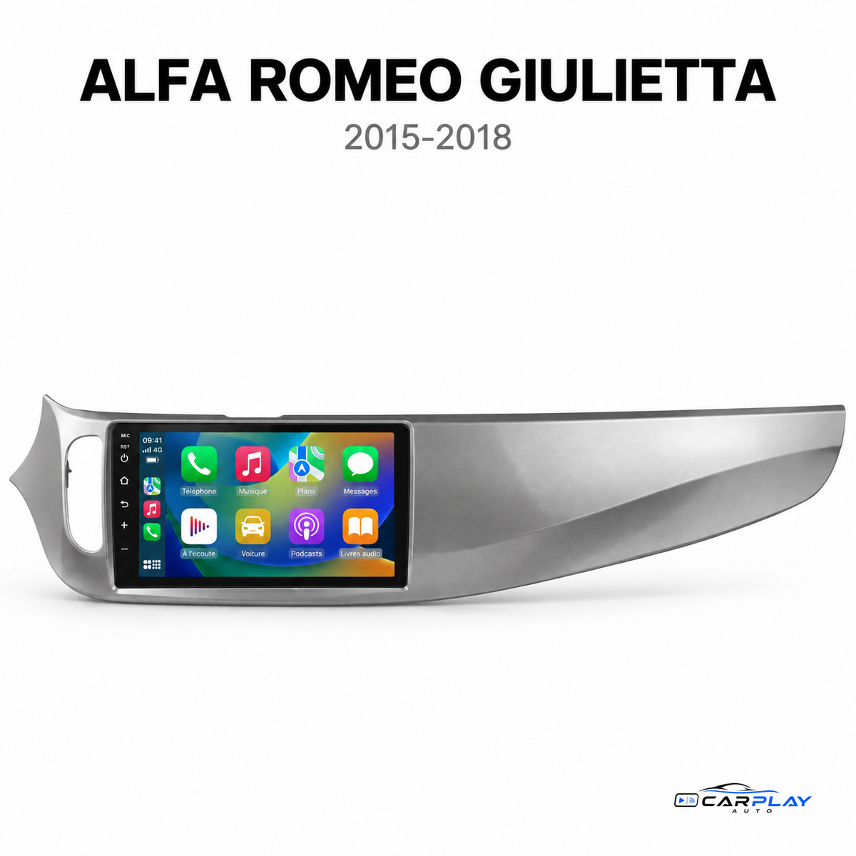 Écran CarPlay compatible avec Alfa Romeo Giulietta [2015-2018] Type B