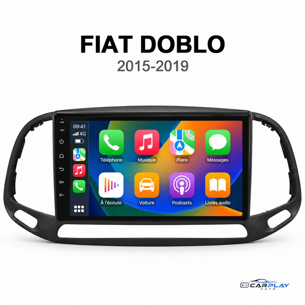 Écran CarPlay Fiat Doblo 2015-2019