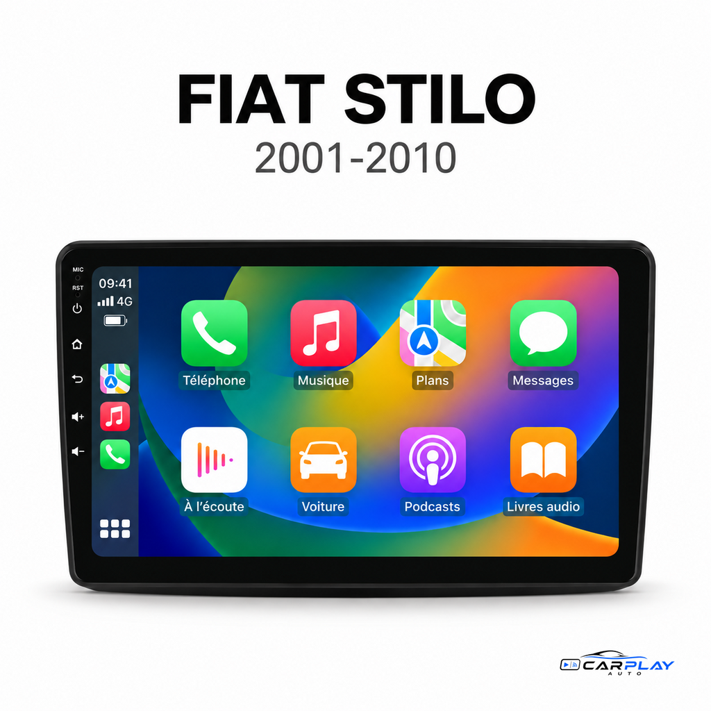 Écran CarPlay Fiat Stilo 2001-2010