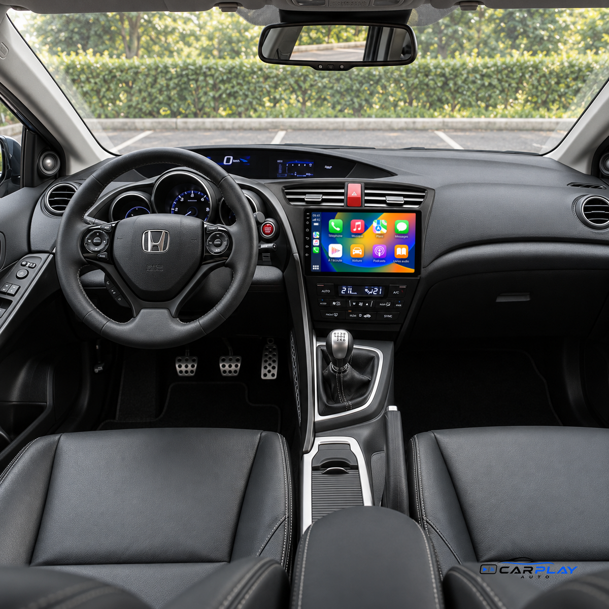 Écran CarPlay Honda Civic 2012-2017 – photo 3