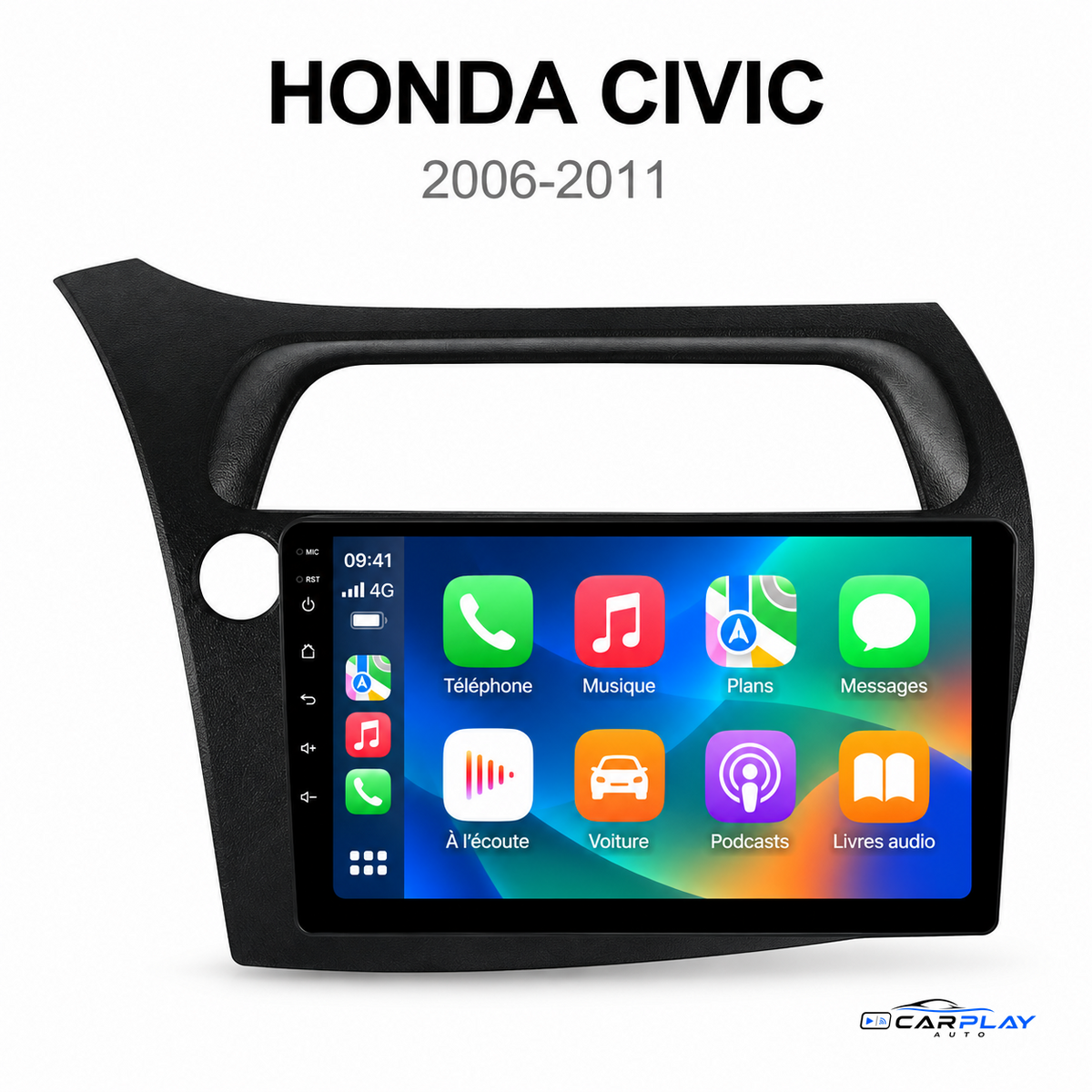 Écran CarPlay Honda Civic 2006-2011