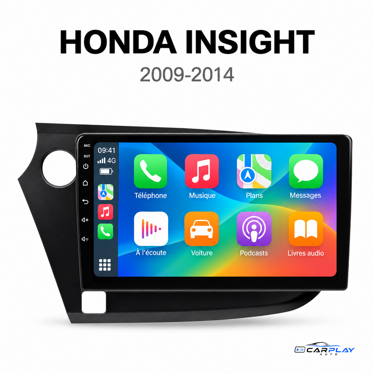 CarPlay screen compatible with Honda Insight [2009-2014]