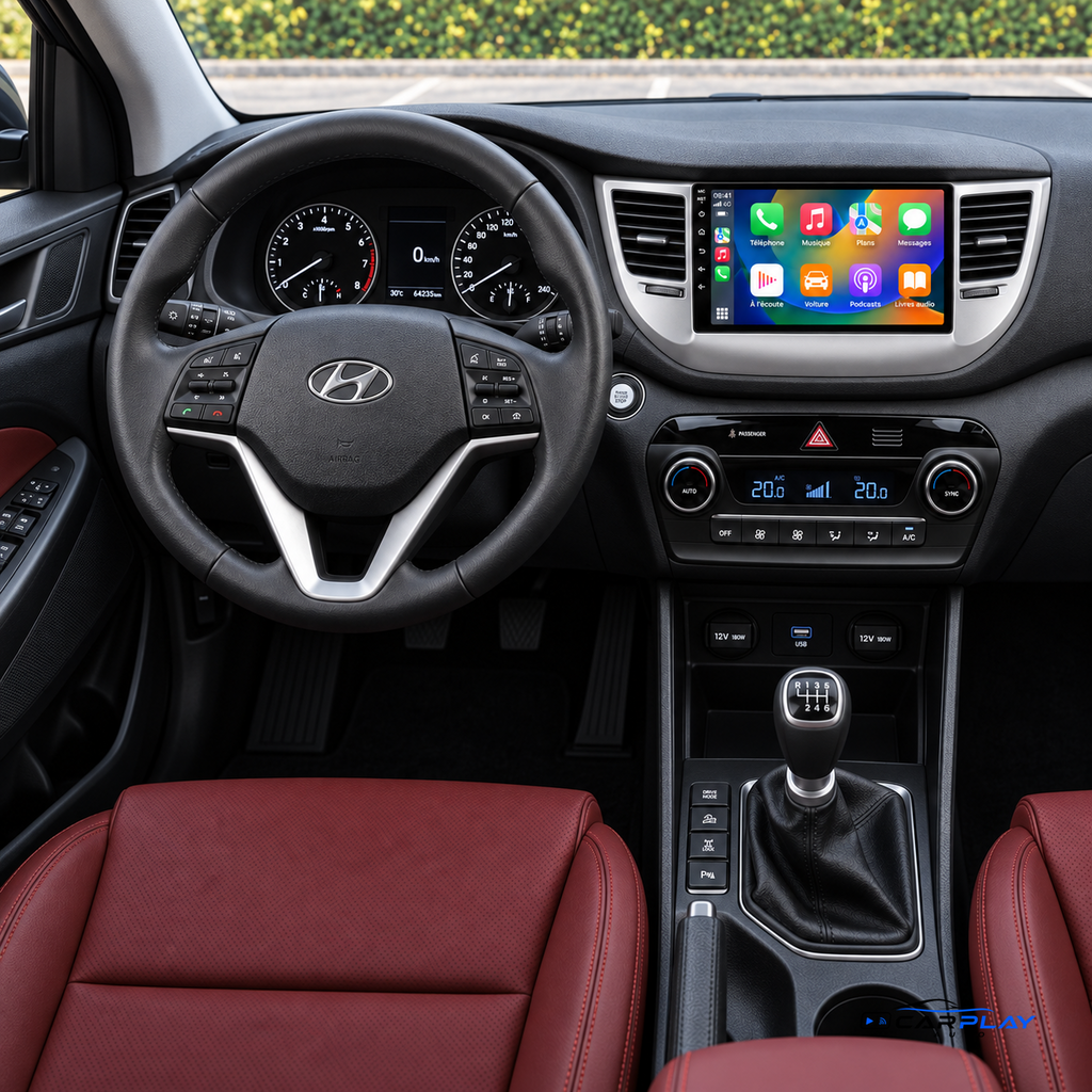 CarPlay screen compatible with Hyundai iX35 / Tucson [2015-2018] - Type A