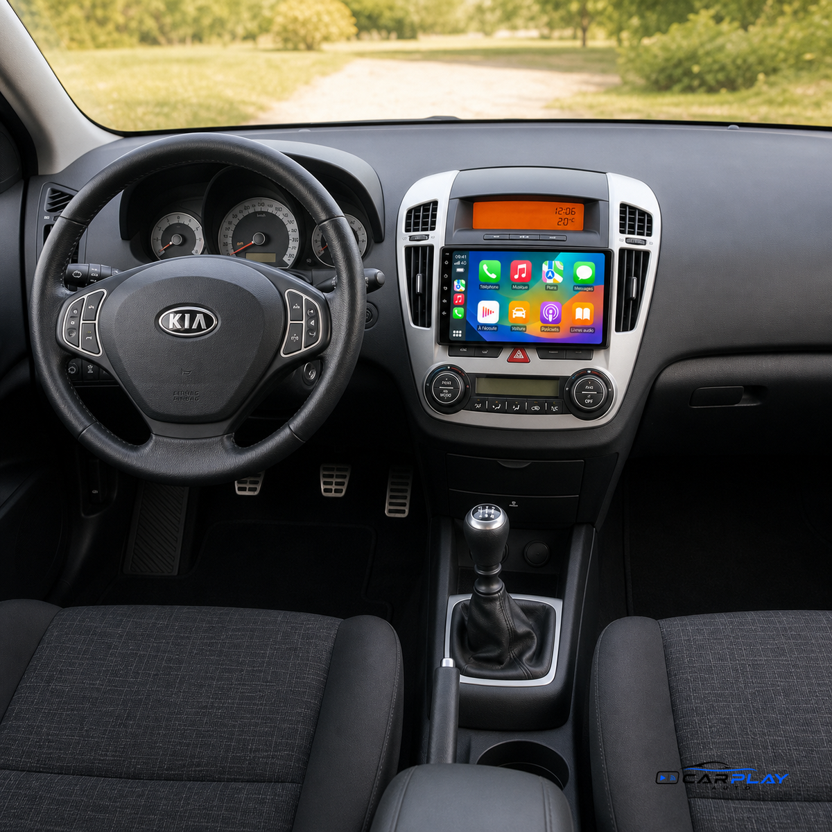 Écran CarPlay compatible avec Kia Ceed [2006-2009] Type A