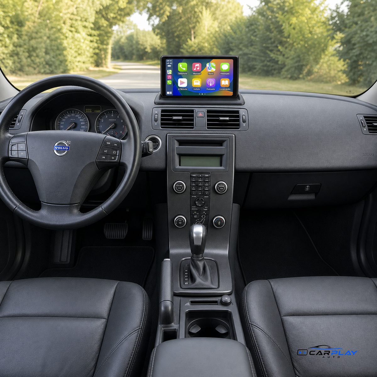 Écran CarPlay compatible avec Volvo V50 [2006-2012]