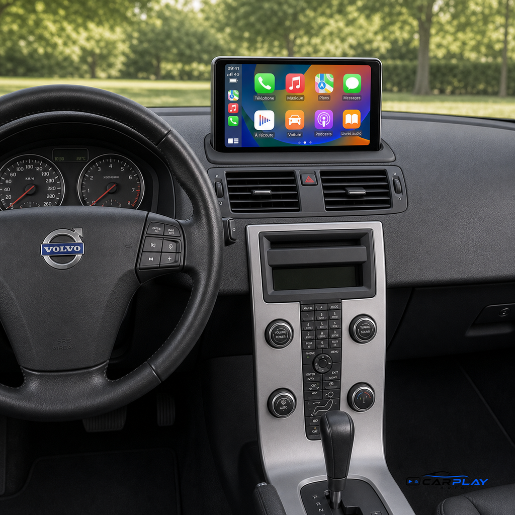 Écran CarPlay compatible avec Volvo C70 [2004-2013]