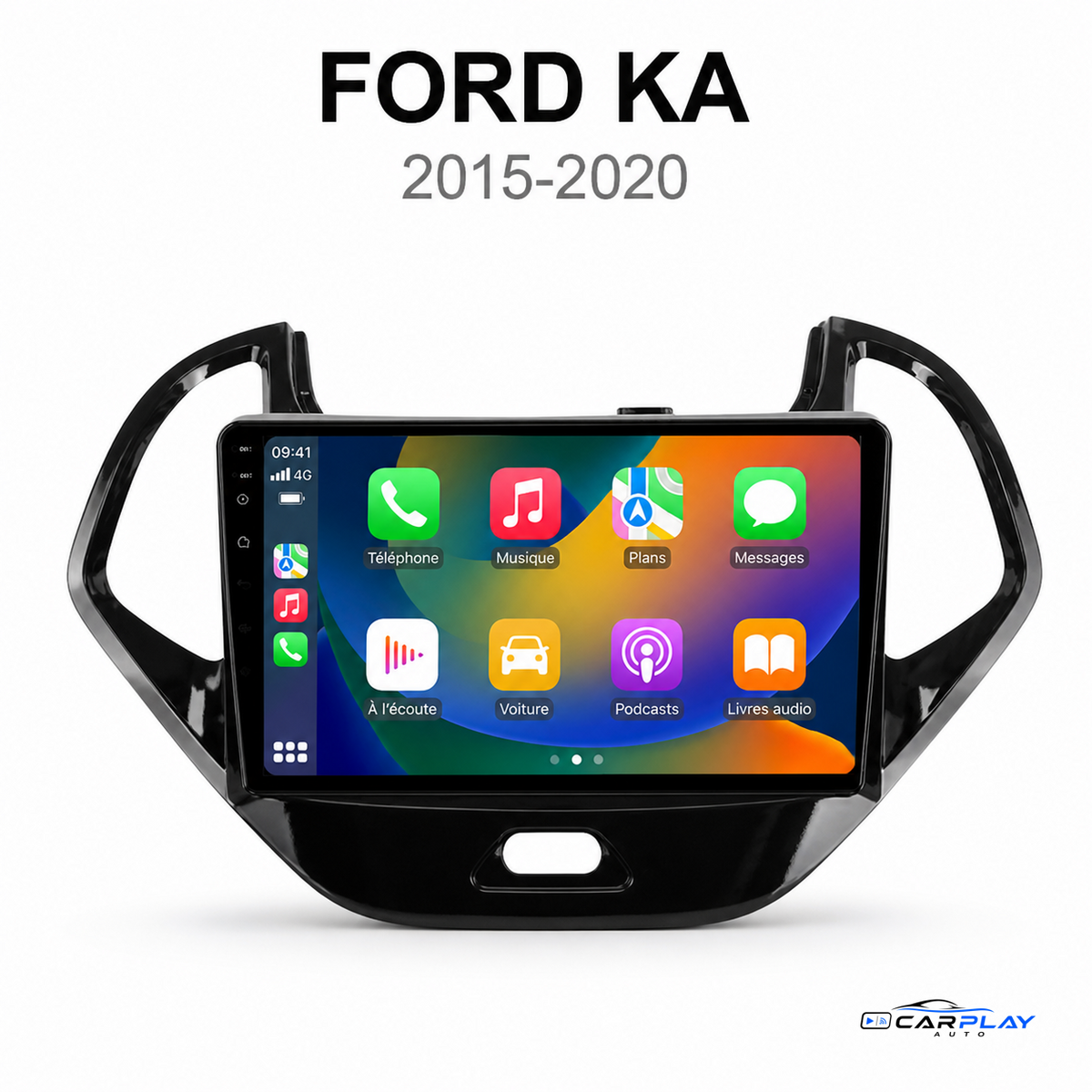Écran CarPlay compatible avec Ford Ka [2015-2020]