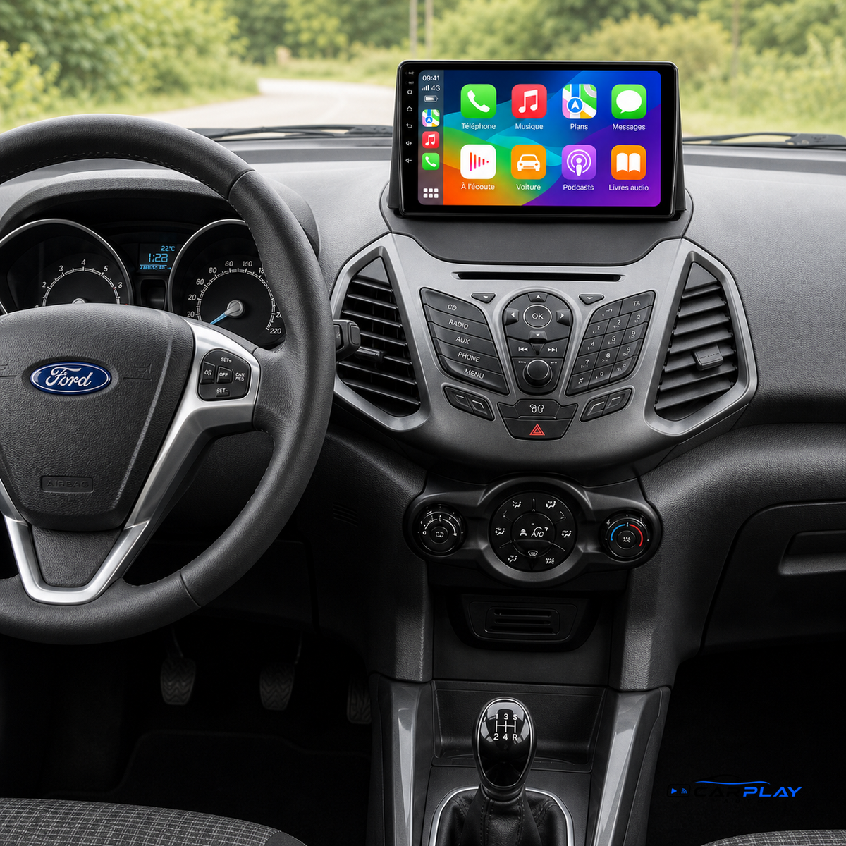 Écran CarPlay compatible avec Ford Ecosport [2013-2017]