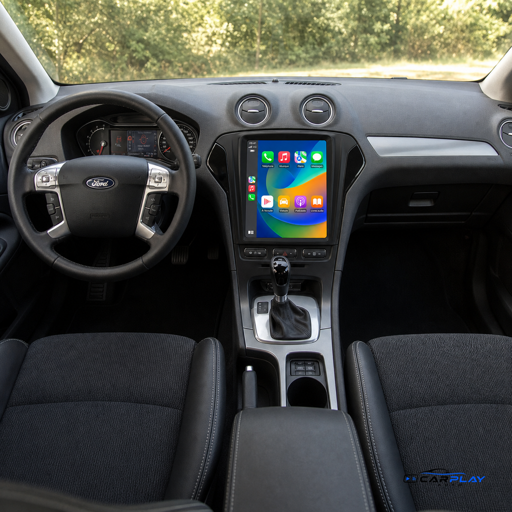 Écran CarPlay compatible avec Ford Mondeo [2010-2014] - Boutons en bas - Grand Écran