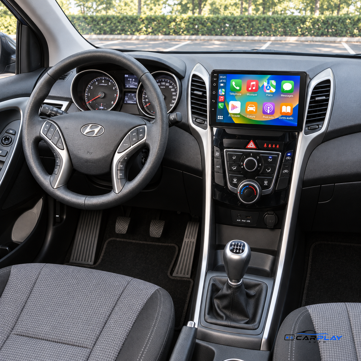 CarPlay screen compatible with Hyundai i30  [2012-2016]