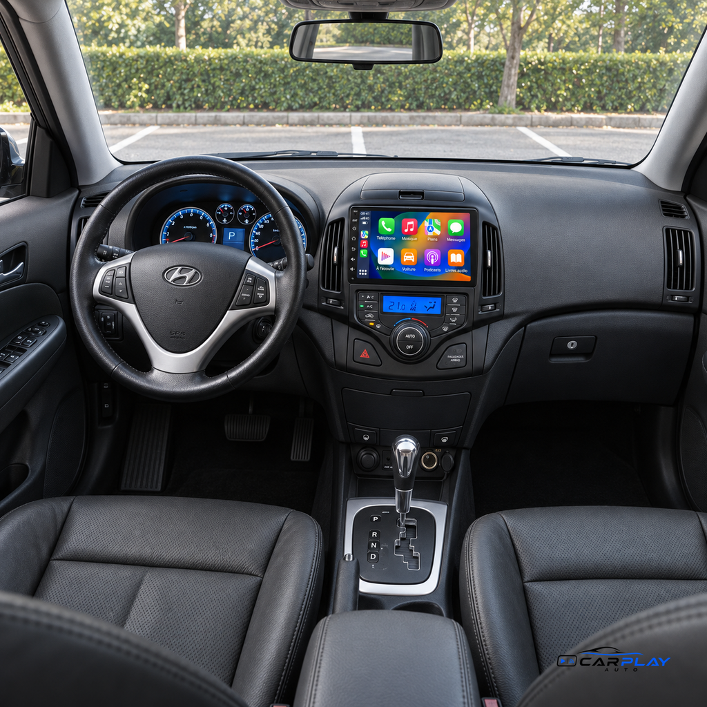 CarPlay screen compatible with Hyundai i30 [2006-2011] - Automatic A/C