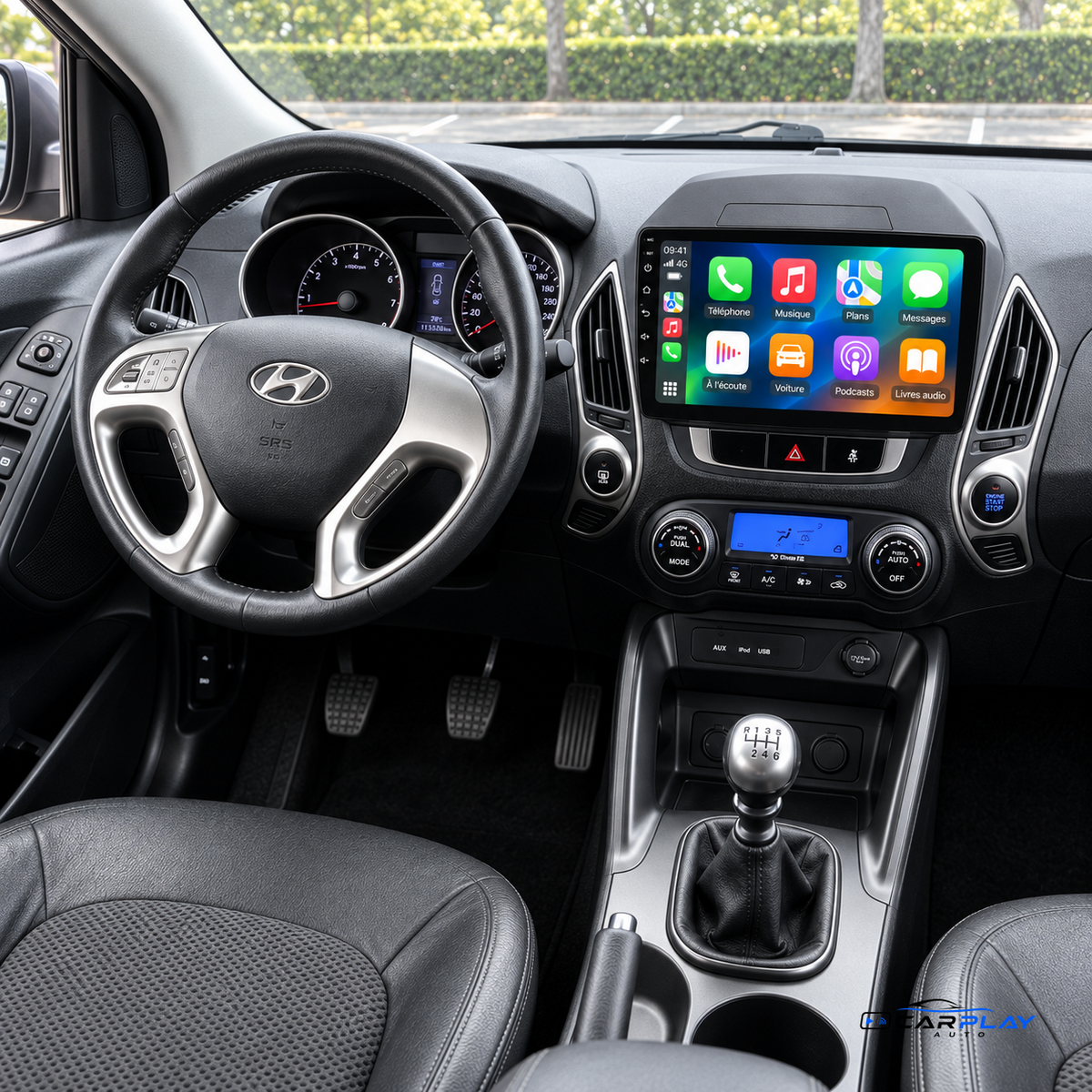 CarPlay screen compatible with Hyundai IX35 | TUCSON [2009-2015] - Type B
