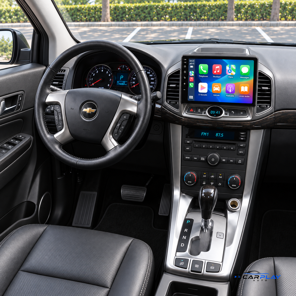 CarPlay screen compatible with Chevrolet Captiva [2011-2016]