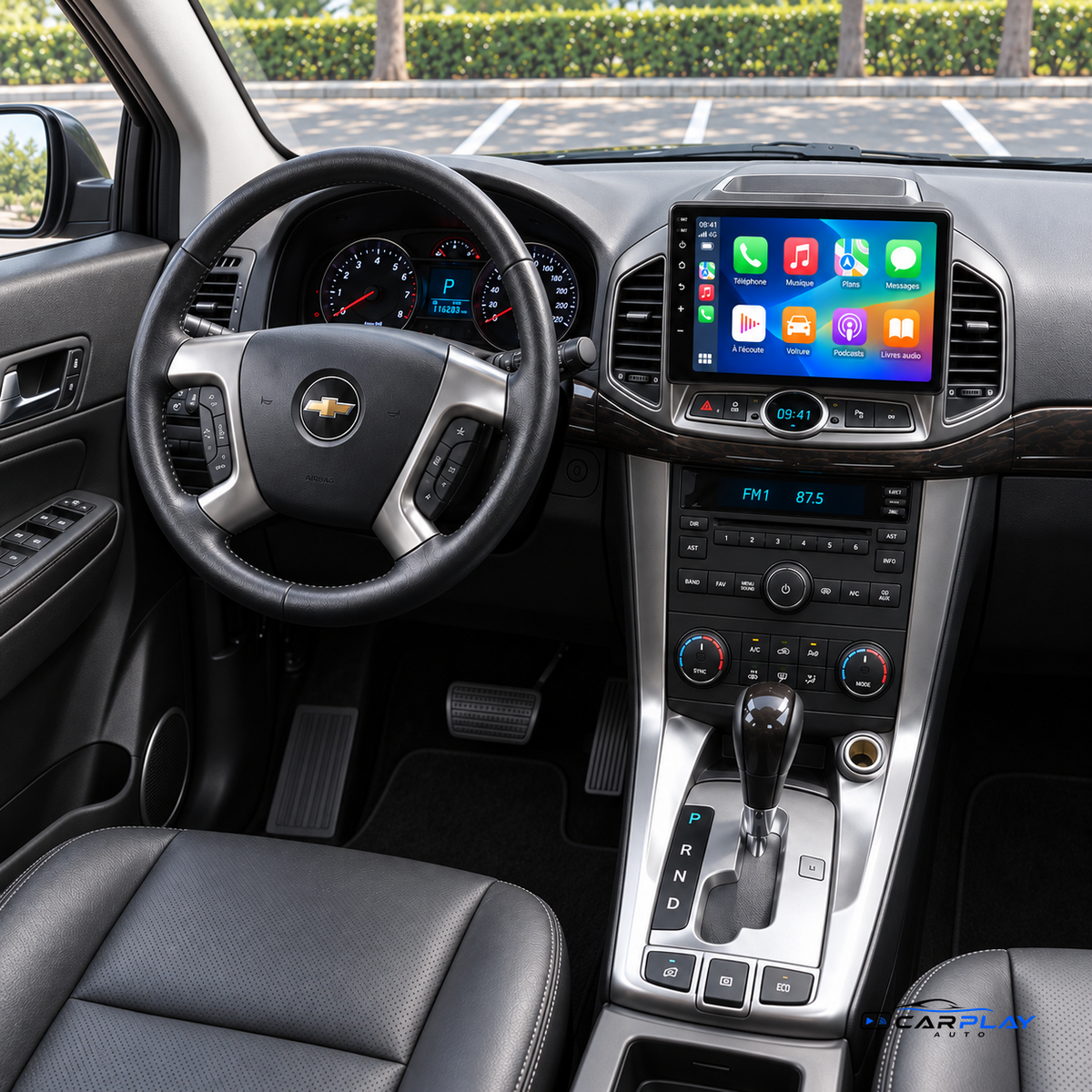 CarPlay screen compatible with Chevrolet Captiva [2011-2016]