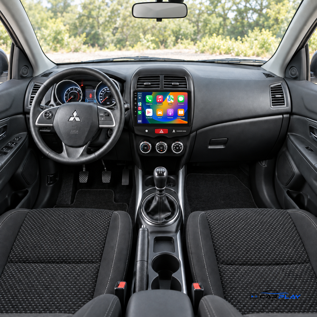 CarPlay screen compatible with Mitsubishi ASX [2010-2018] Rockford audio system