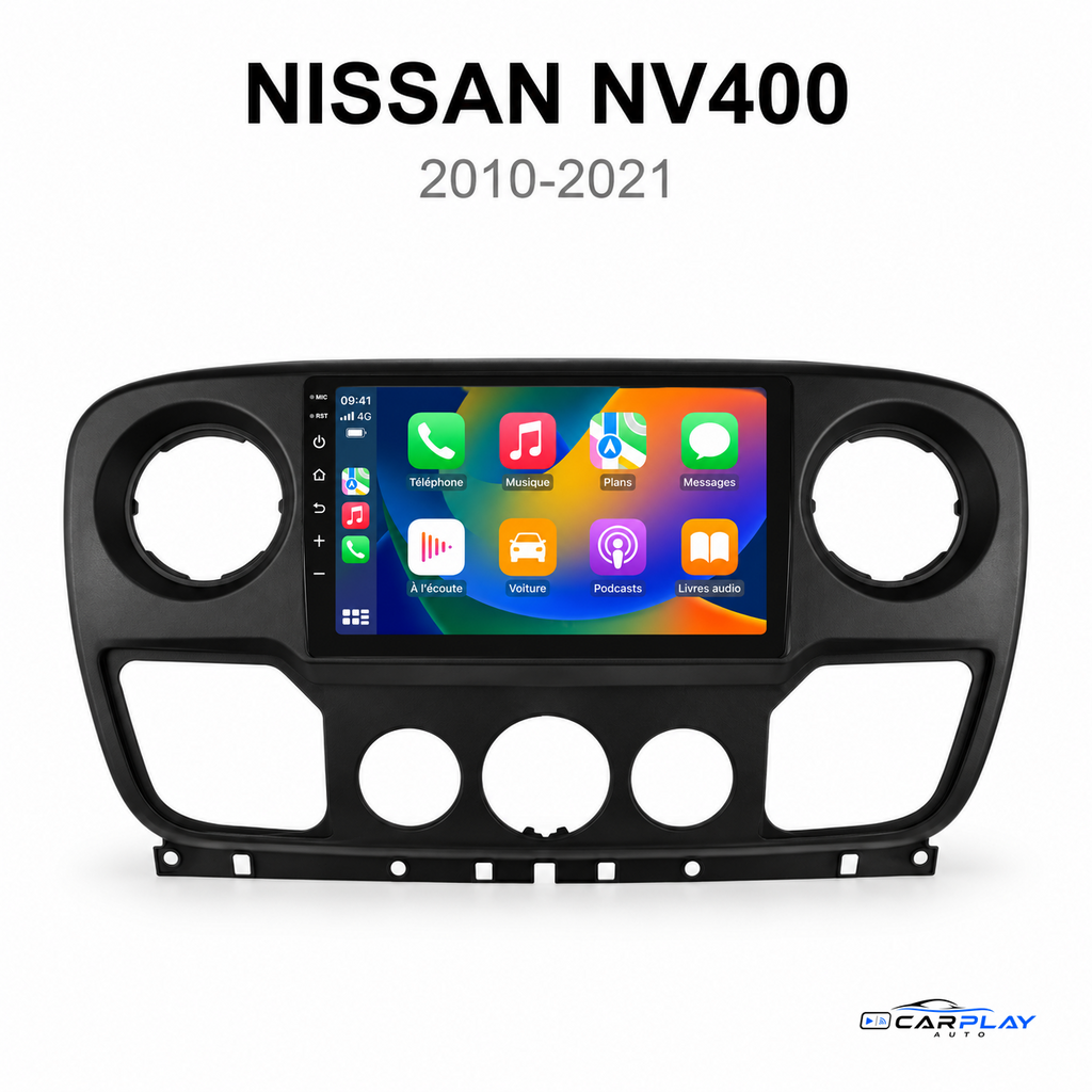 CarPlay screen compatible with Nissan NV400 [2010-2021]