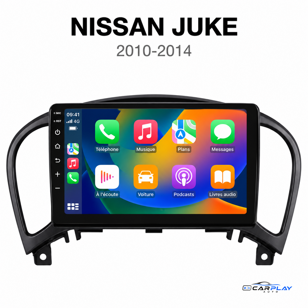 CarPlay screen compatible with Nissan Juke [2010-2014] - Without original GPS