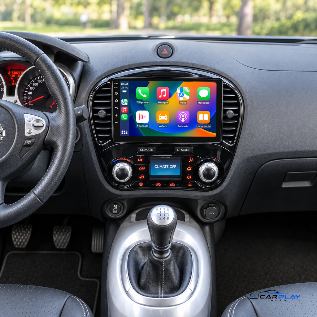 CarPlay screen compatible with Nissan Juke [2010-2014] - Without original GPS